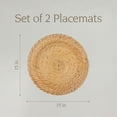 thumbnail image 4 of Over&Back Rattan Placemat, Set of 2, 4 of 7