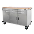 thumbnail image 1 of Seville Classics® UltraHD® 6-Drawer Rolling Workbench, 65.25" W x 20" D x 37.5" H, 1 of 12