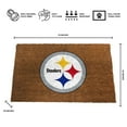 thumbnail image 3 of Logo Brands Pittsburgh Steelers Doormat, 3 of 5