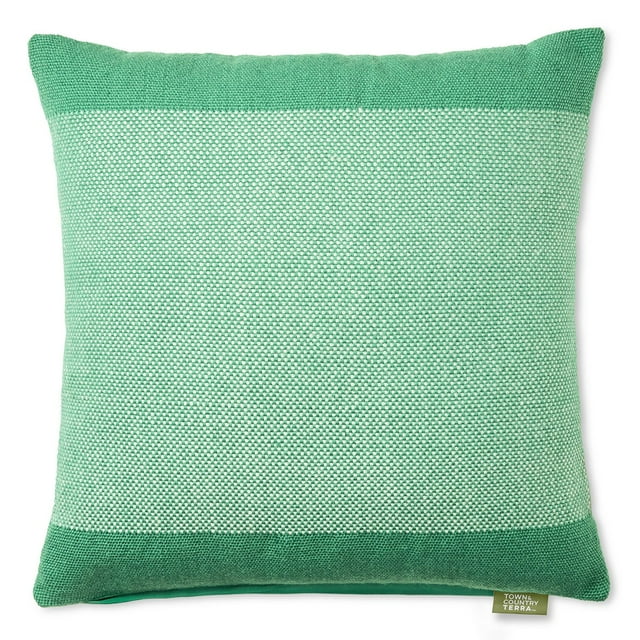Town & Country Terra Alara Solid Border Decorative Pillow