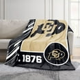 thumbnail image 2 of Logo Brands Colorado Buffaloes 60"x70" Super Plush Blanket, 2 of 6