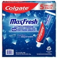 thumbnail image 1 of Colgate MaxFresh Toothpaste with Mini Breath Strips, Cool Mint, 7.3 oz., 5 pk, 1 of 9