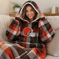thumbnail image 7 of Pegasus Sports Cleveland Browns Wearable Sherpa Throw, 7 of 8