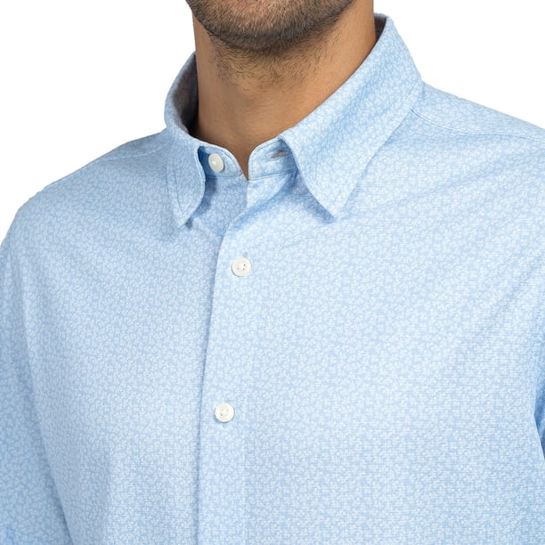 Jachs Shirts | Jachs New York Mens Classic Fit Short Sleeve Flex Button-Up Shirt Size Medium | Color: Blue | Size: M | Twoboldbananas's Closet