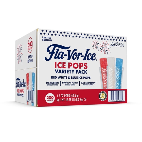 Fla-Vor-Ice Giant Pops, 1.5 oz., 200 pk.