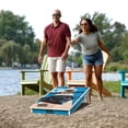 thumbnail image 6 of YouTheFan Carolina Panthers 2’ x 4’ Cornhole Board Set, 6 of 6