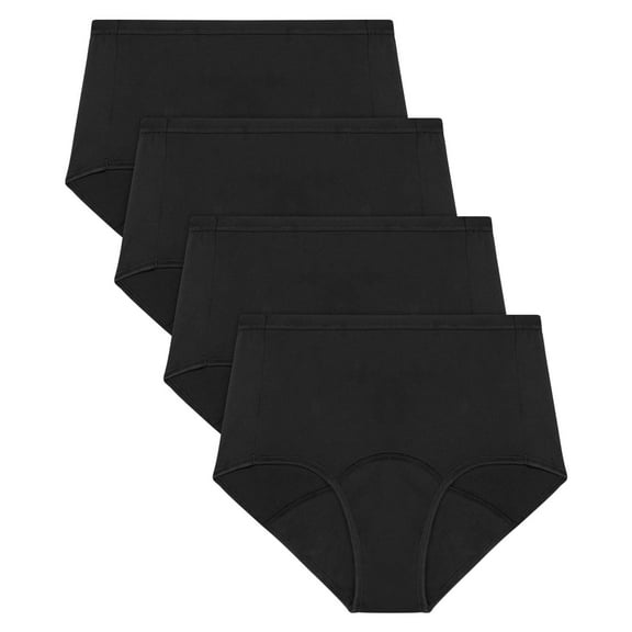 Hanes Comfort, Period. Women's 4-Pack Moderate Absorbency Period Brief