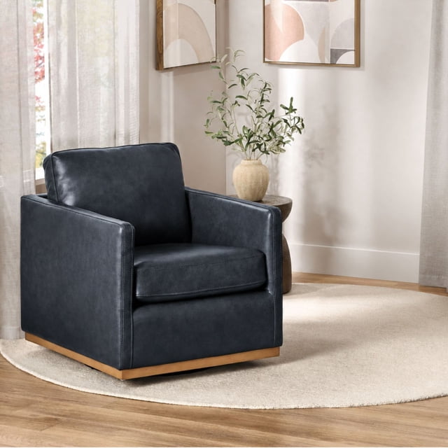 Member's Mark Modern Classic Leather Swivel Chair