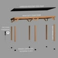 thumbnail image 8 of Backyard Discovery 20' x 12' Kingsport Cedar Carport, 8 of 12