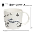 thumbnail image 4 of Logo Brands Seattle Mariners 18oz Playmaker Mug Bundle, 4 of 5
