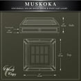 thumbnail image 10 of Classy Caps 4" x 4" Muskoka Black Aluminum Solar Post/Path/Dock Light, 10 of 11