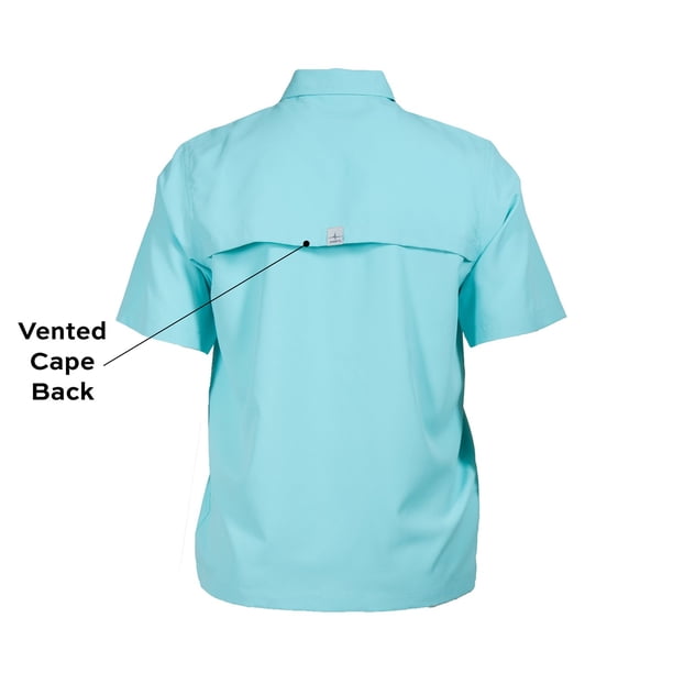 Habit Men's Short Sleeve 50+ UPF Fishing Shirt - Samsclub.com