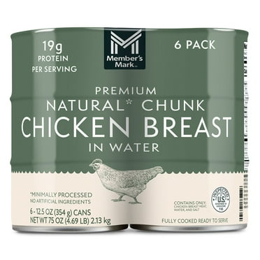 Member's Mark Premium Chunk Chicken Breast, 12.5 oz., 6 ct.
