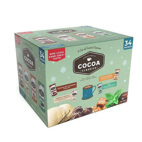Cocoa Classics Cocoa Mix Variety Pack, 34 ct.