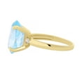 thumbnail image 4 of Solitaire Oval Gemstone Ring in 14K Gold, 4 of 6