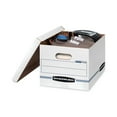 thumbnail image 3 of Bankers Box Stor/File Storage Box with Lift-Off Lid, White, Letter/Legal 6-Pack, 3 of 5