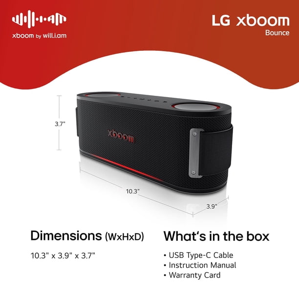 LG xboom Bounce Portable Bluetooth Speaker by will.i.am - Samsclub.com