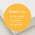 thumbnail image 5 of Exact Index Cardstock, 8.5 x 11", 94 Bright, 110 lbs., 1 Package (275 sheets), 5 of 6