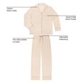thumbnail image 7 of DreamMark Women's 2-Piece Notch Collar Pajama Set, 7 of 9