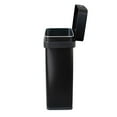 thumbnail image 2 of Clorox Slim Open Top Anti-Microbial Odor Protection 13 Gallon Stainless Steel Trash Can - Silver or Black, 2 of 8
