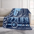 thumbnail image 2 of Logo Brands Memphis Grizzlies 60"x70" Super Plush Blanket, 2 of 7