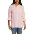 thumbnail image 1 of Nine West Women's Long Sleeve Double Gauze Button Up, 1 of 7