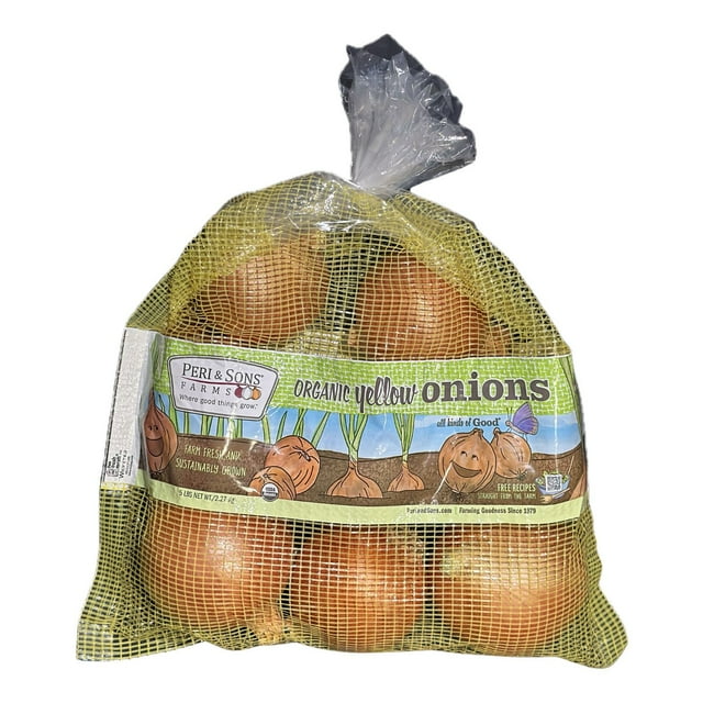 Organic Yellow Onions, 5 lbs.