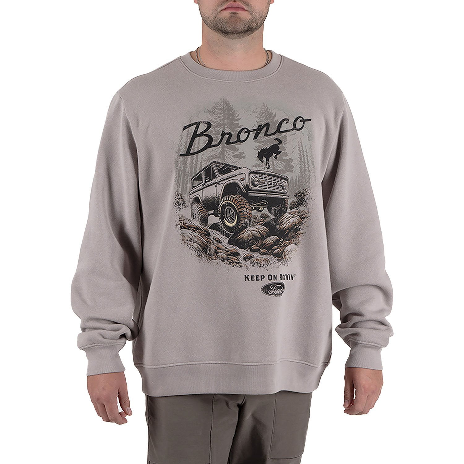 Men's Licensed Moto Graphic Fleece Crew - Samsclub.com