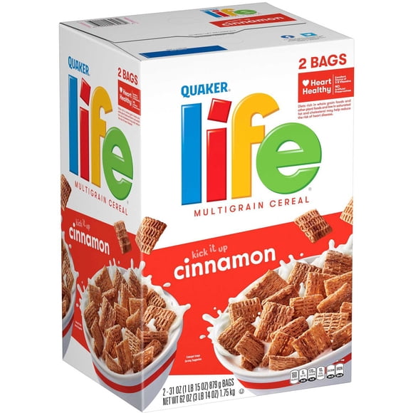 Life Cinnamon Multigrain Cereal, 62 oz.
