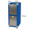 thumbnail image 4 of Seville Classics UltraHD 4-Door Stackable Locker Cabinets, 15" W x 18" D x 73.9" H, 4 of 14