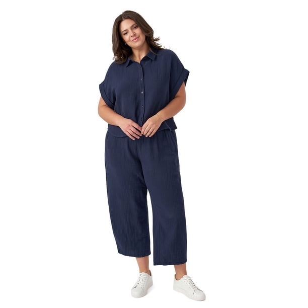 Edited by Hunter McGrady Gauze Barrell Pant - Samsclub.com