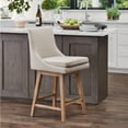 thumbnail interactive-video image 1 of Member's Mark Amelia Fabric Swivel Counter Stool, 1 of 12