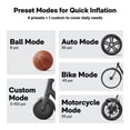 thumbnail image 5 of HOTO Electric Tire Inflator with Extended Hose for Car Bicycle Motorcycle Ball, 5 of 6