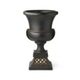 thumbnail image 2 of Member's Mark 26.5" Lattice Urn Planter on Lighted Pedestal, 2 of 3