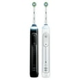 thumbnail image 2 of Oral-B Genius Elite 6000 Rechargeable Electric Toothbrush, White & Black (2 pk.), 2 of 9