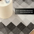 thumbnail image 5 of Nicole Miller Ombre Chevron Indoor/Outdoor Area Rug, 5 of 11