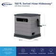 thumbnail image 7 of Swivel Water Hose Reel Hideaway, 7 of 8