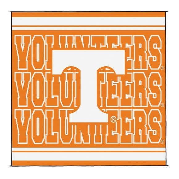 Logo Brands Tennessee Volunteers 106"x106" Rally Mat