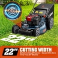 thumbnail image 4 of SENIX 22" 150cc 4-Cycle Briggs & Stratton Gas Self-Propelled Lawn Mower with 3-in-1 Bagging, Mulching, Side Discharge, 4 of 10