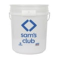 thumbnail image 1 of 5 Gallon Utility Bucket and Lid, White Translucent or Texas Edition, 1 of 9
