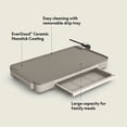 thumbnail image 6 of Bella 12" x 22" XL Griddle with Warming Tray, 6 of 9