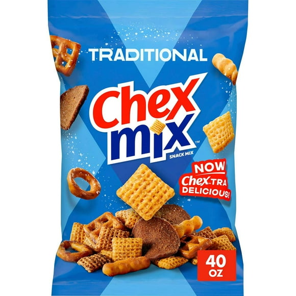 Chex Mix Traditional Savory Snack Mix, 40 oz.