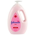 thumbnail image 1 of Johnson's Moisturizing Pink Baby Lotion with Coconut Oil, 33.8 fl. oz., 1 of 9