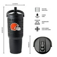 thumbnail image 3 of Logo Brands Cleveland Browns Stainless Steel Tumbler Set, 3 of 7