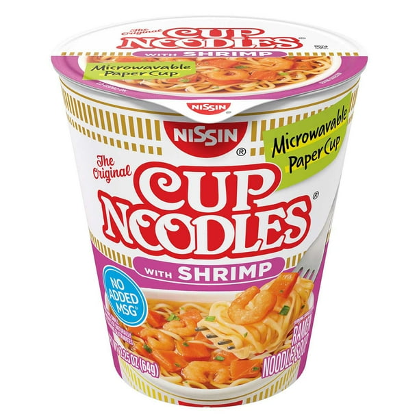 Nissin Cup Noodles, Shrimp Flavor, 2.25 oz., 24 pk. - Samsclub.com