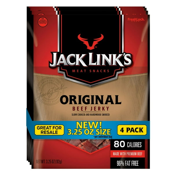 Jack Link's Original Beef Jerky, 3.25 oz., 4 pk. - Samsclub.com