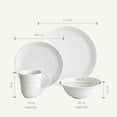 thumbnail image 2 of Over&back 32-Piece Embossed Dinnerware Set, 2 of 5