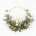 thumbnail image 3 of Member's Mark 24" Pre-Lit Village Wreath, 3 of 5