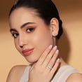 thumbnail image 5 of Lab Created Emerald Cut Diamond Ring in 18K Gold, 5 of 5