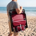 thumbnail image 2 of Logo Brands Alabama Crimson Tide Reclining Beach Chair, 2 of 5